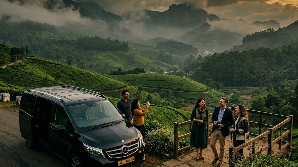 Chauffeur-driven luxury car service in Kerala