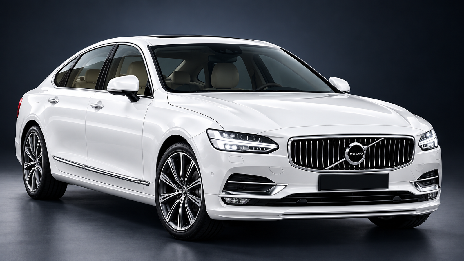 Volvo S90 luxury chauffeur hire in Kochi, Kerala